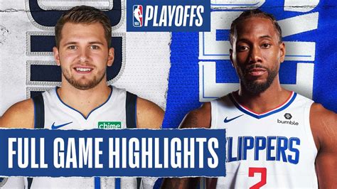 clippers mavs full game highlights youtube